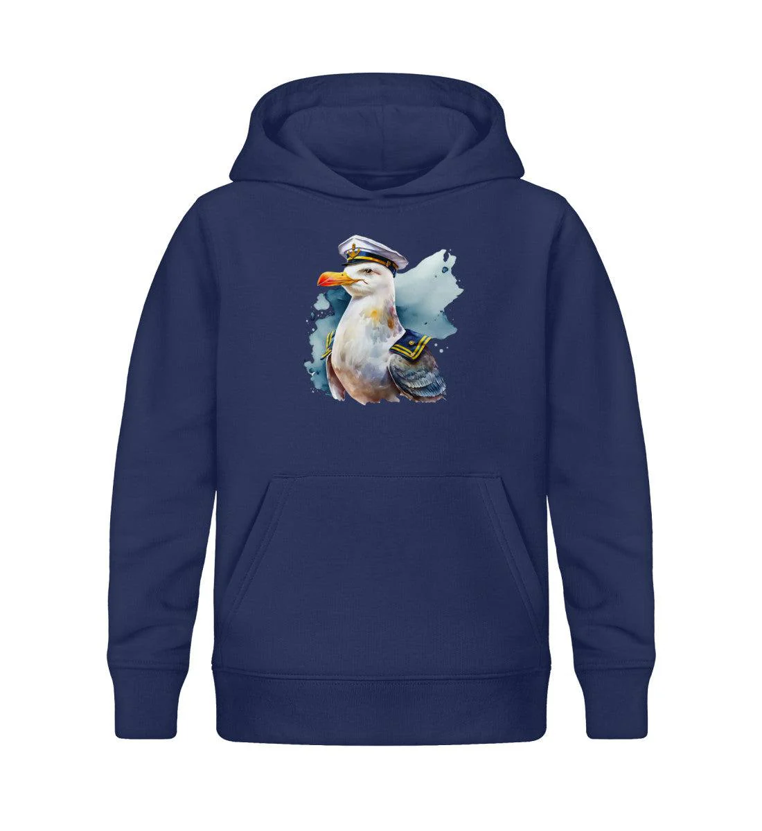 Kapitän Möwe · Kinder Premium Bio Hoodie - Image 2