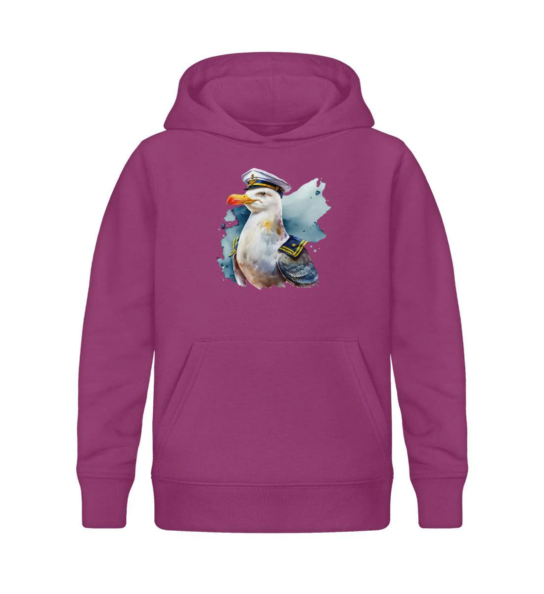 Kapitän Möwe · Kinder Premium Bio Hoodie - Image 4