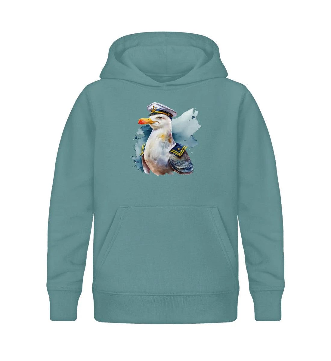 Kapitän Möwe · Kinder Premium Bio Hoodie - Image 5