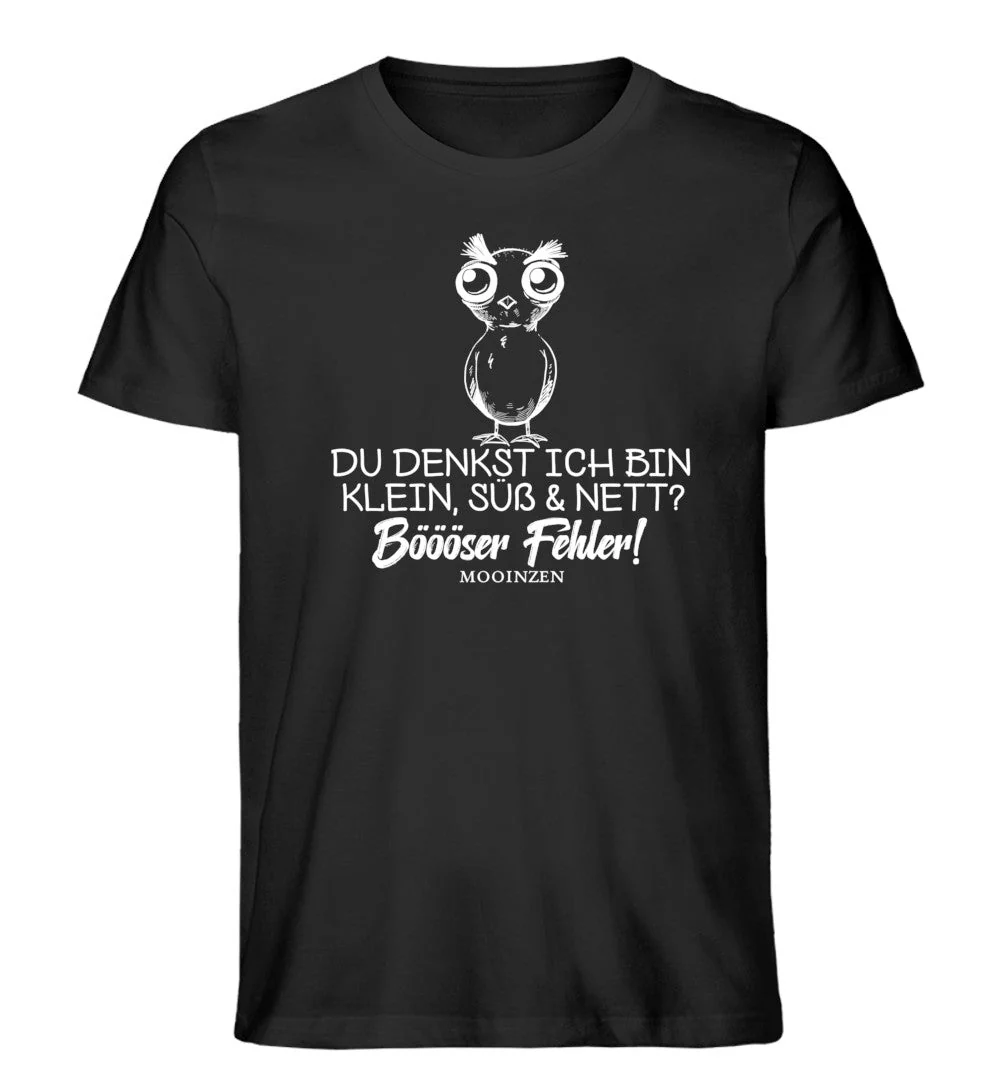Klein, süß & nett böööser fehler · Herren Premium Bio T-Shirt