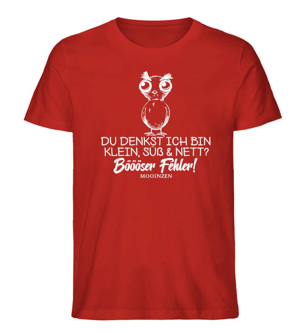 Klein, süß & nett böööser fehler · Herren Premium Bio T-Shirt - Image 5