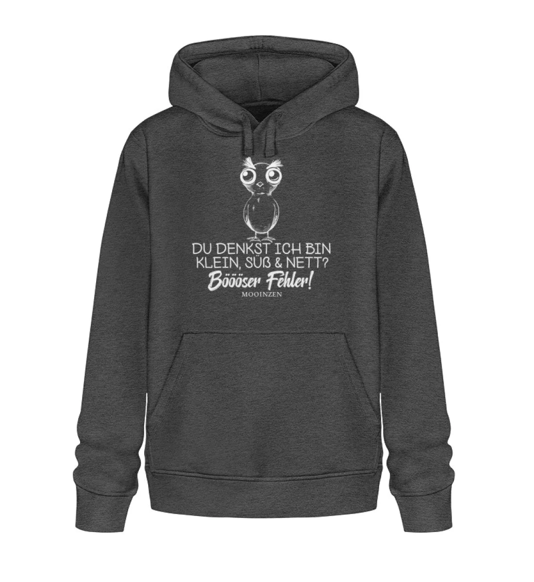 Klein, süß & nett böööser fehler  · Unisex Bio Hoodie - Image 3