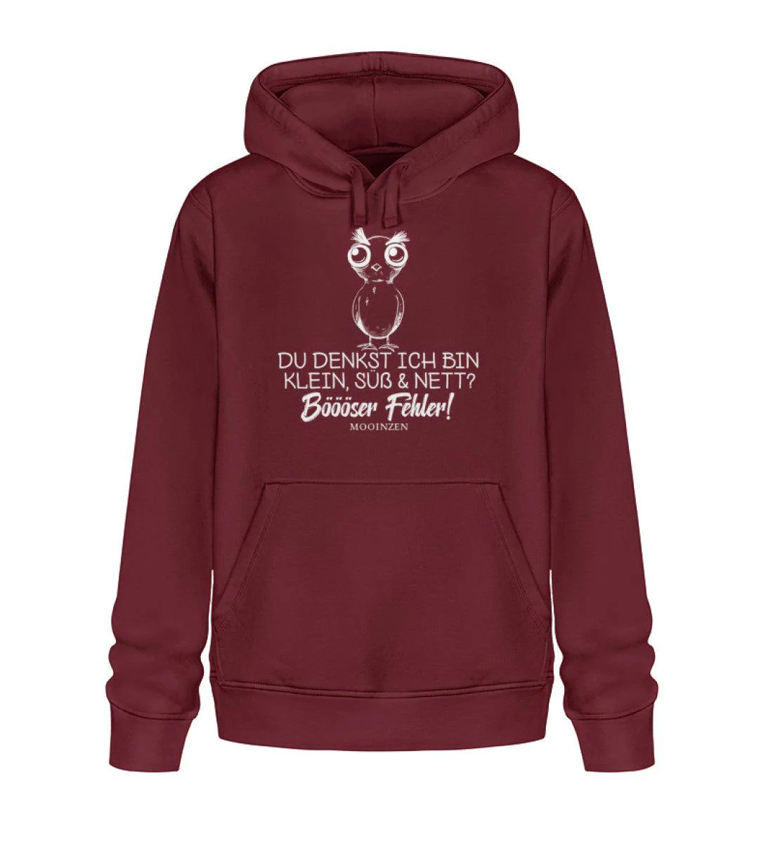 Klein, süß & nett böööser fehler  · Unisex Bio Hoodie - Image 4