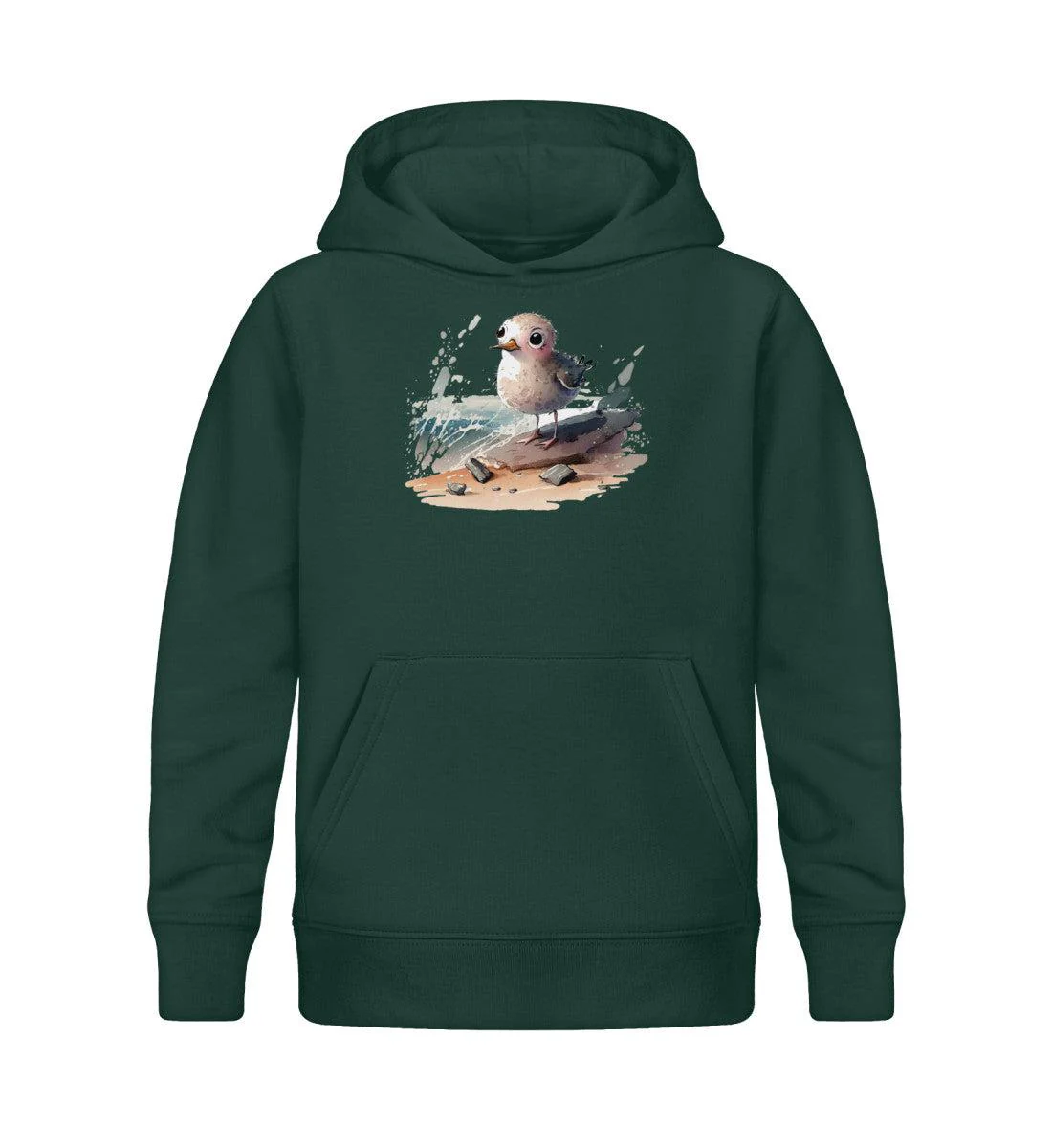 Kleine Möwe · Kinder Premium Bio Hoodie - Image 3