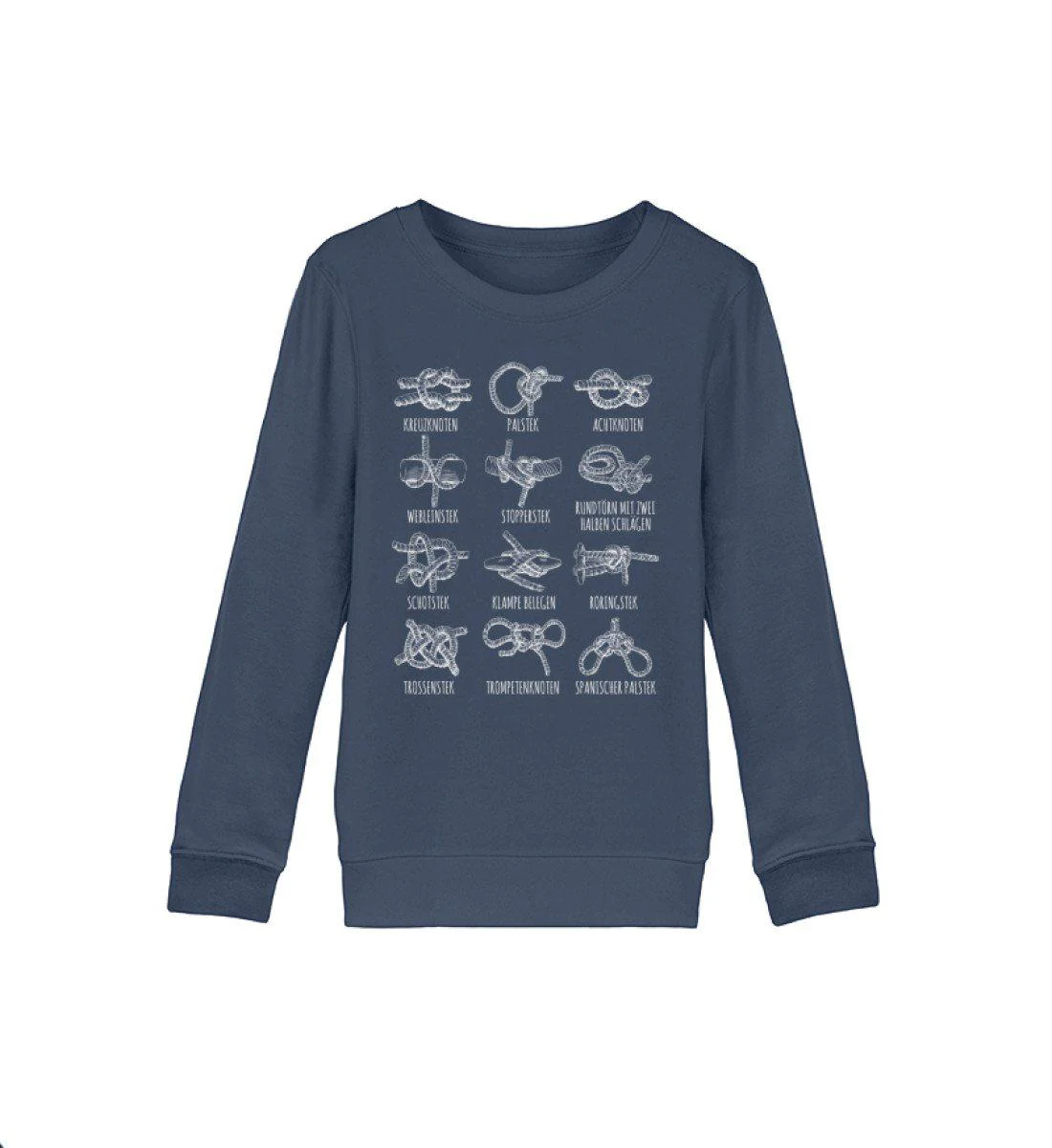 Knotenkunde · Kinder Premium Bio Sweatshirt - Image 2