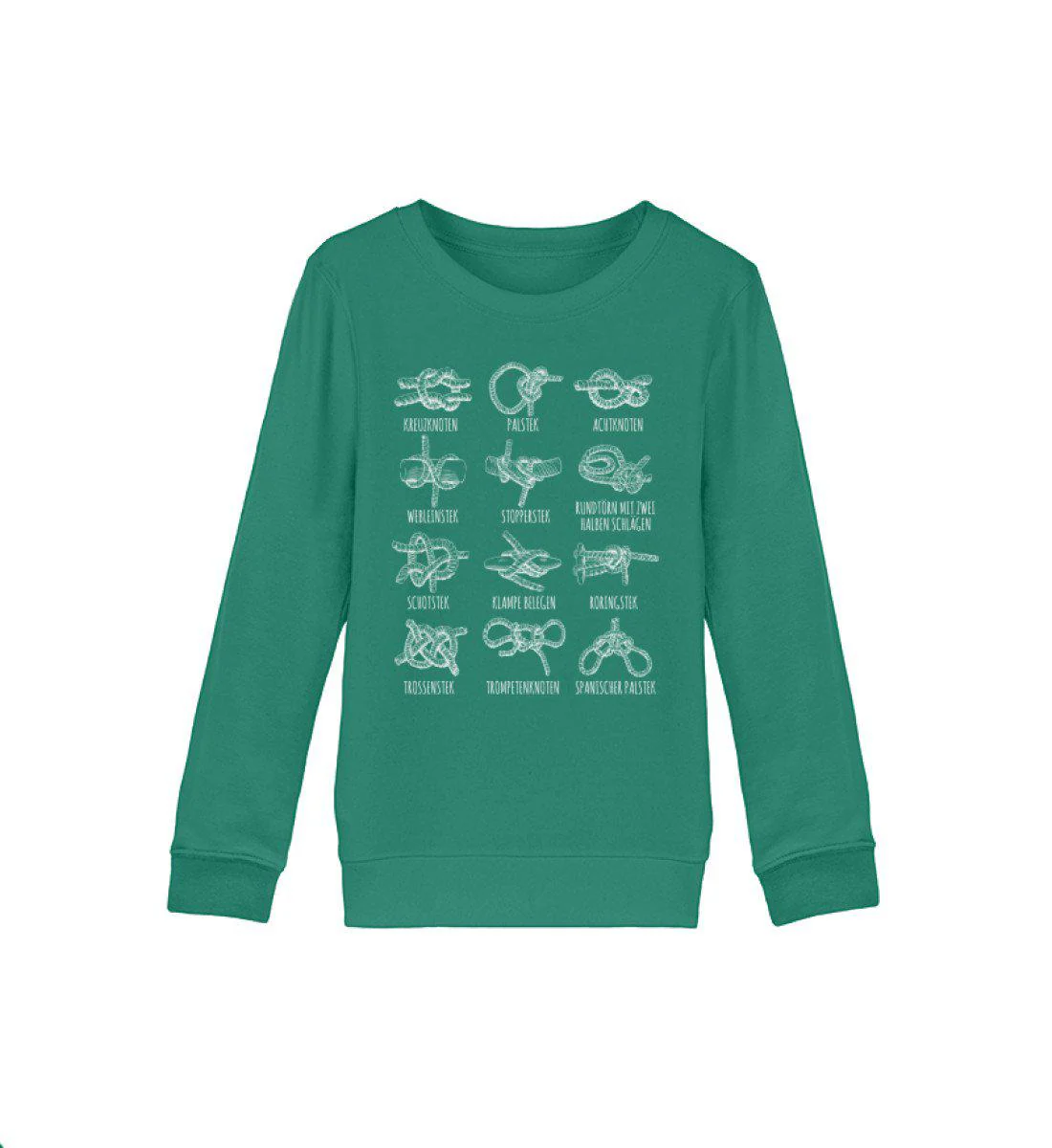 Knotenkunde · Kinder Premium Bio Sweatshirt - Image 3