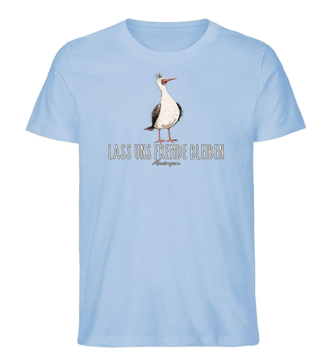Lass uns fremde bleiben · Herren Premium Bio T-Shirt - Image 3