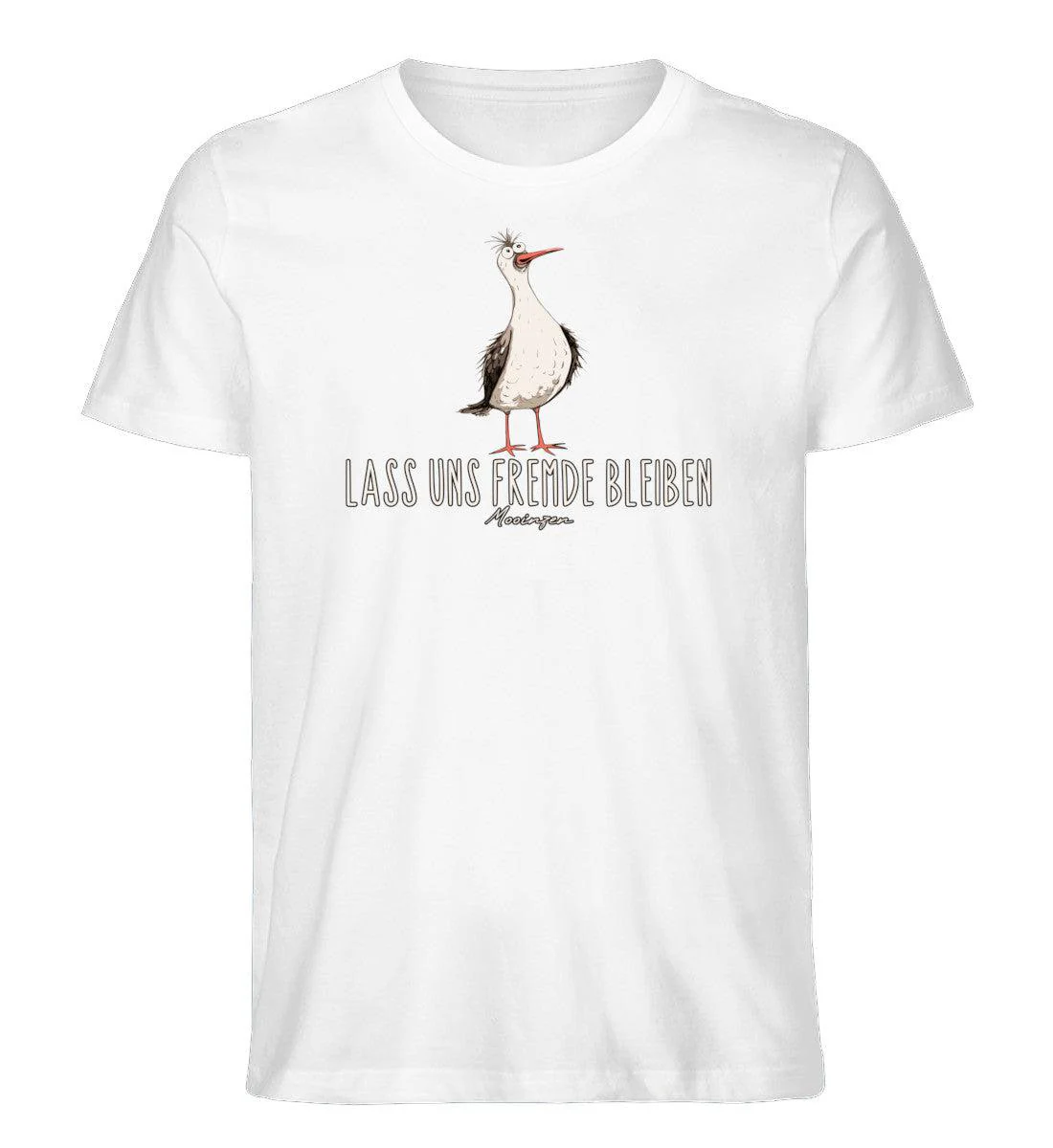 Lass uns fremde bleiben · Herren Premium Bio T-Shirt - Image 5