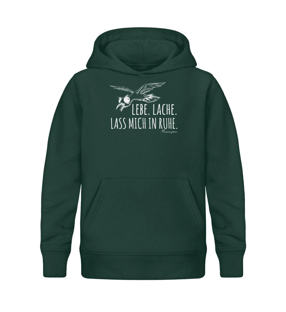 Lebe Lache Lass mich in Ruhe · Kinder Premium Bio Hoodie - Image 3