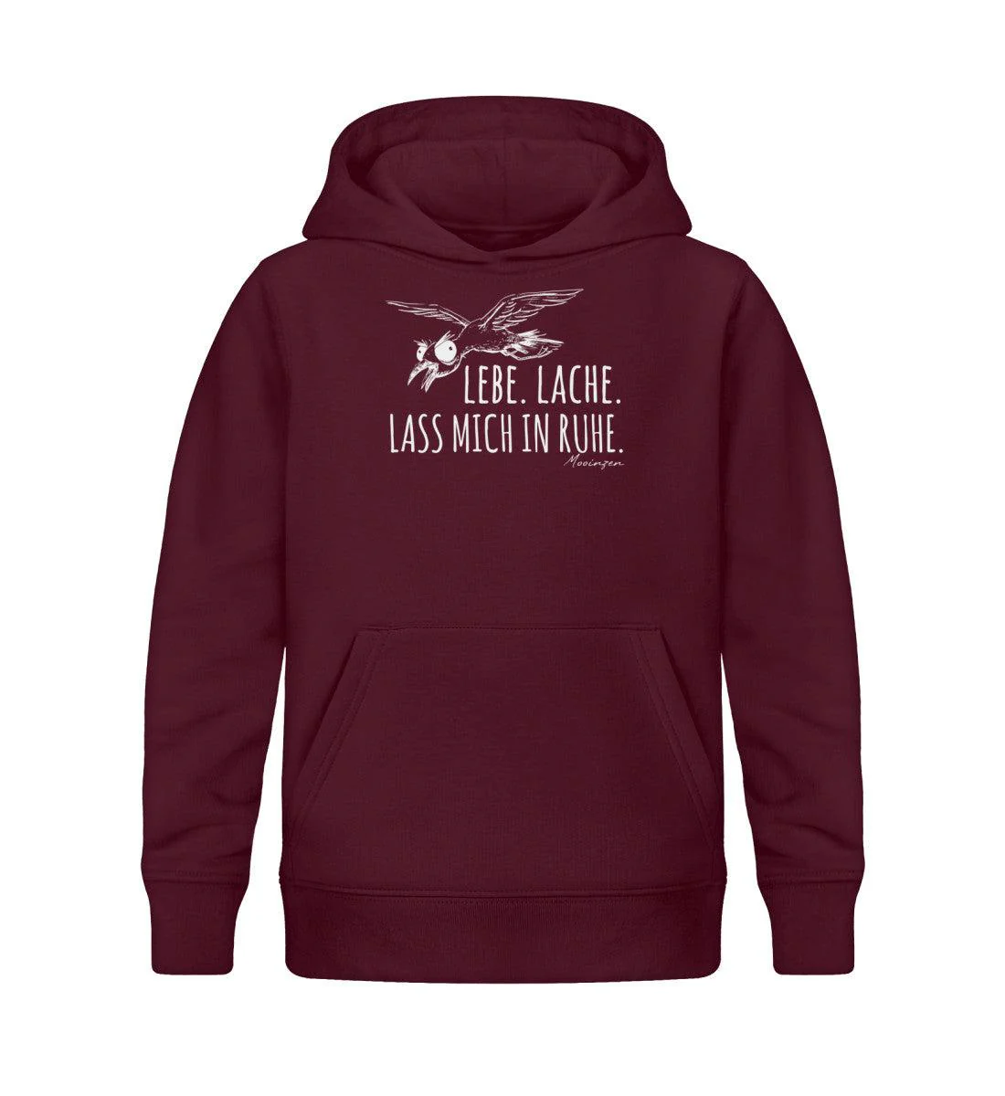 Lebe Lache Lass mich in Ruhe · Kinder Premium Bio Hoodie - Image 4
