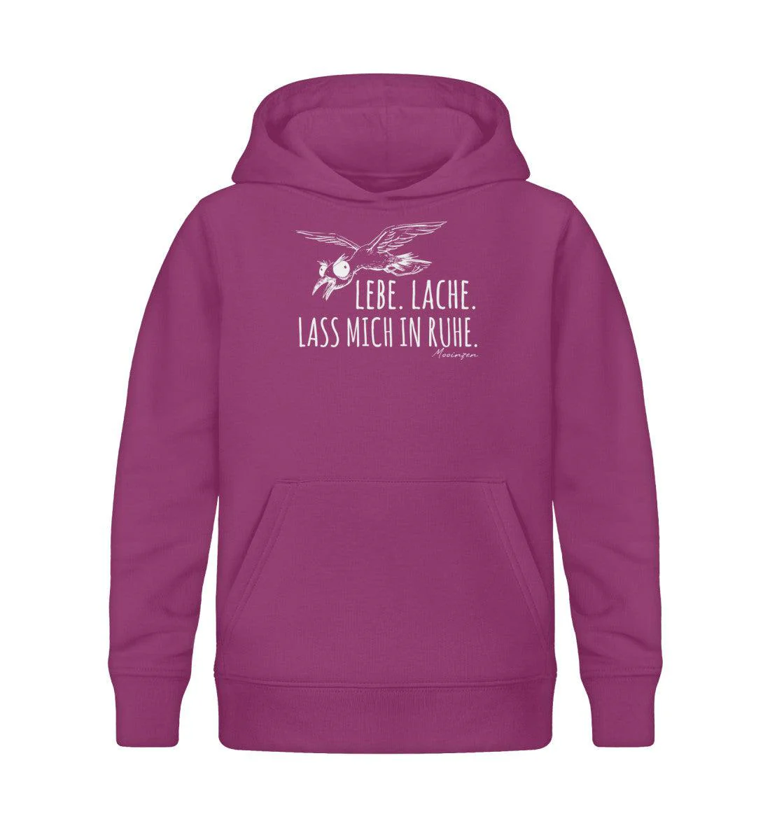Lebe Lache Lass mich in Ruhe · Kinder Premium Bio Hoodie - Image 5