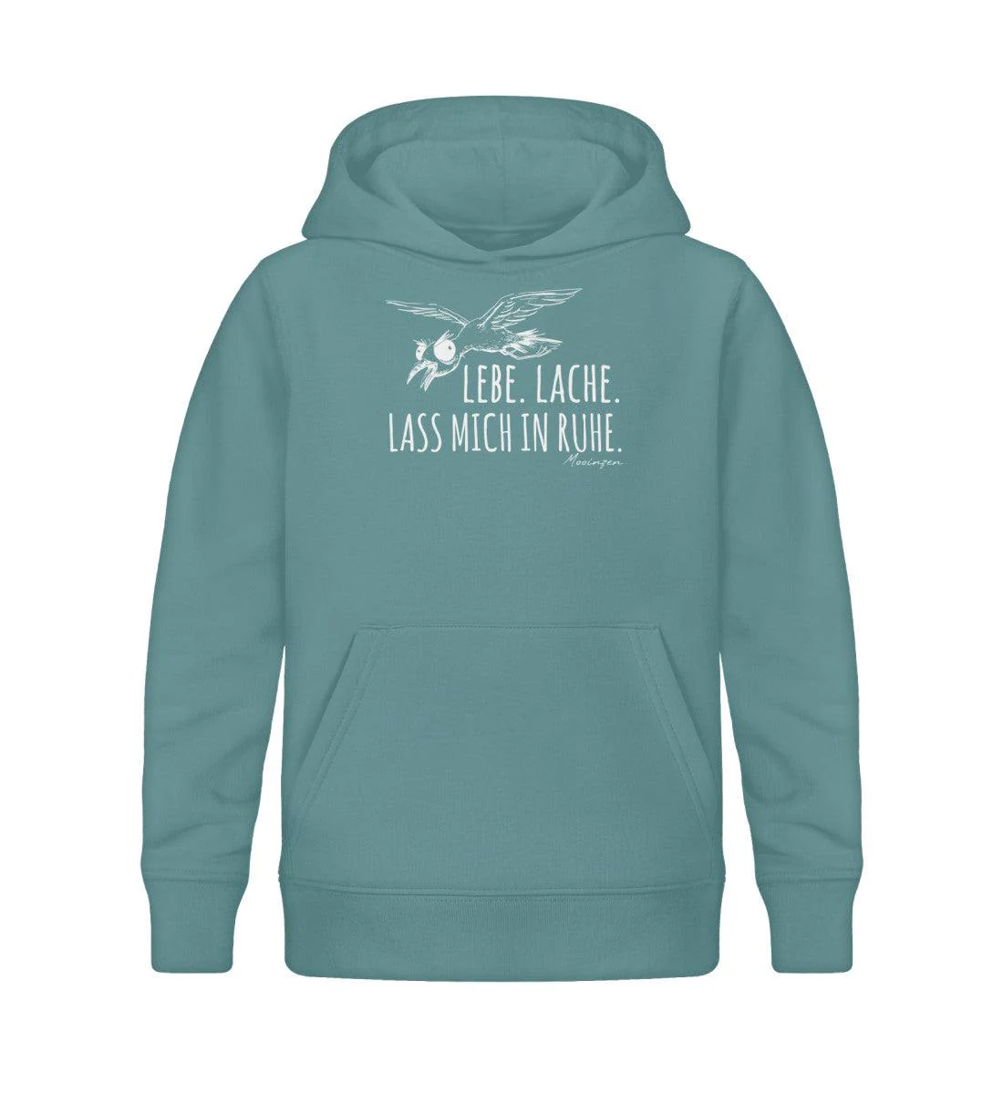 Lebe Lache Lass mich in Ruhe · Kinder Premium Bio Hoodie - Image 6