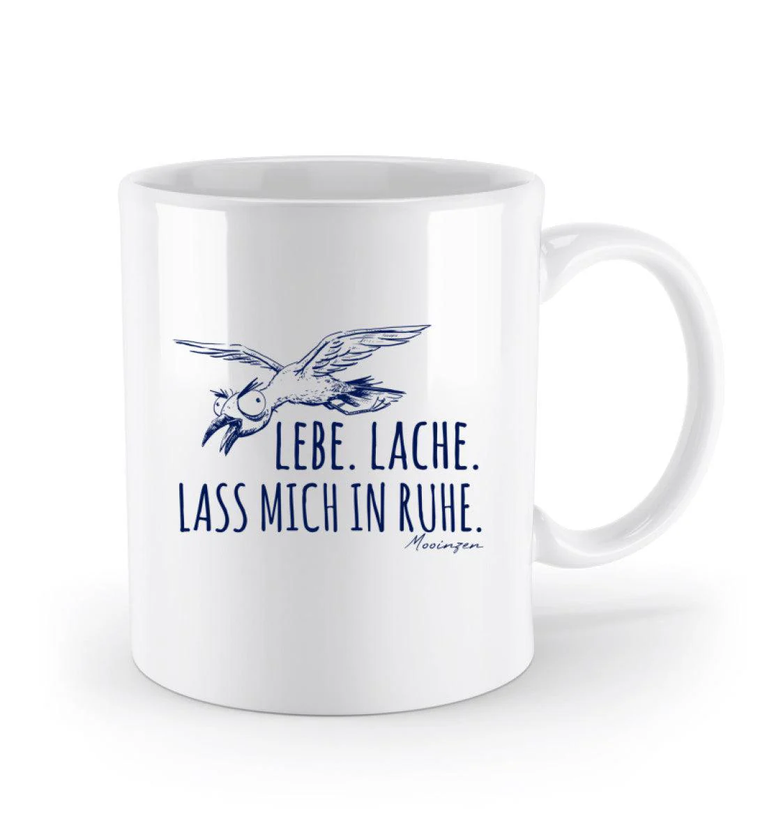 Lebe Lache Lass mich in Ruhe · Keramik Tasse weiß - Image 2