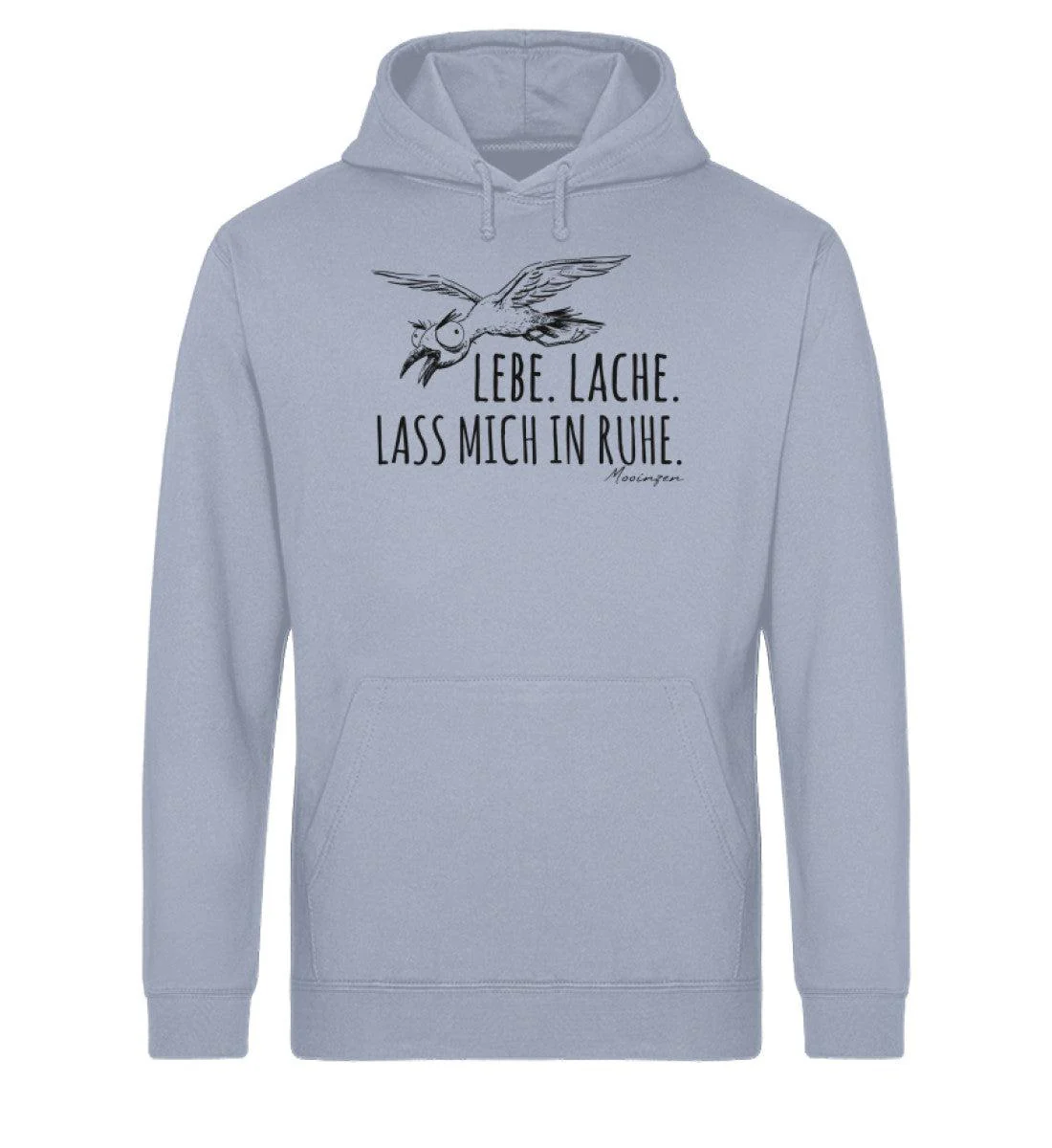Lebe Lache Lass mich in Ruhe · Unisex Bio Hoodie - Image 3