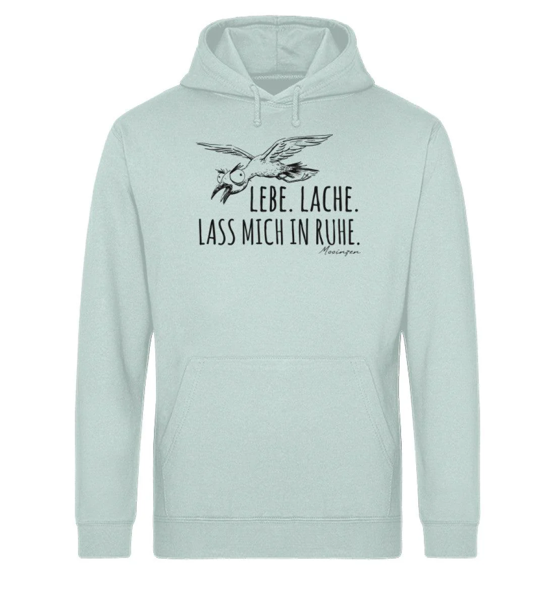 Lebe Lache Lass mich in Ruhe · Unisex Bio Hoodie - Image 5