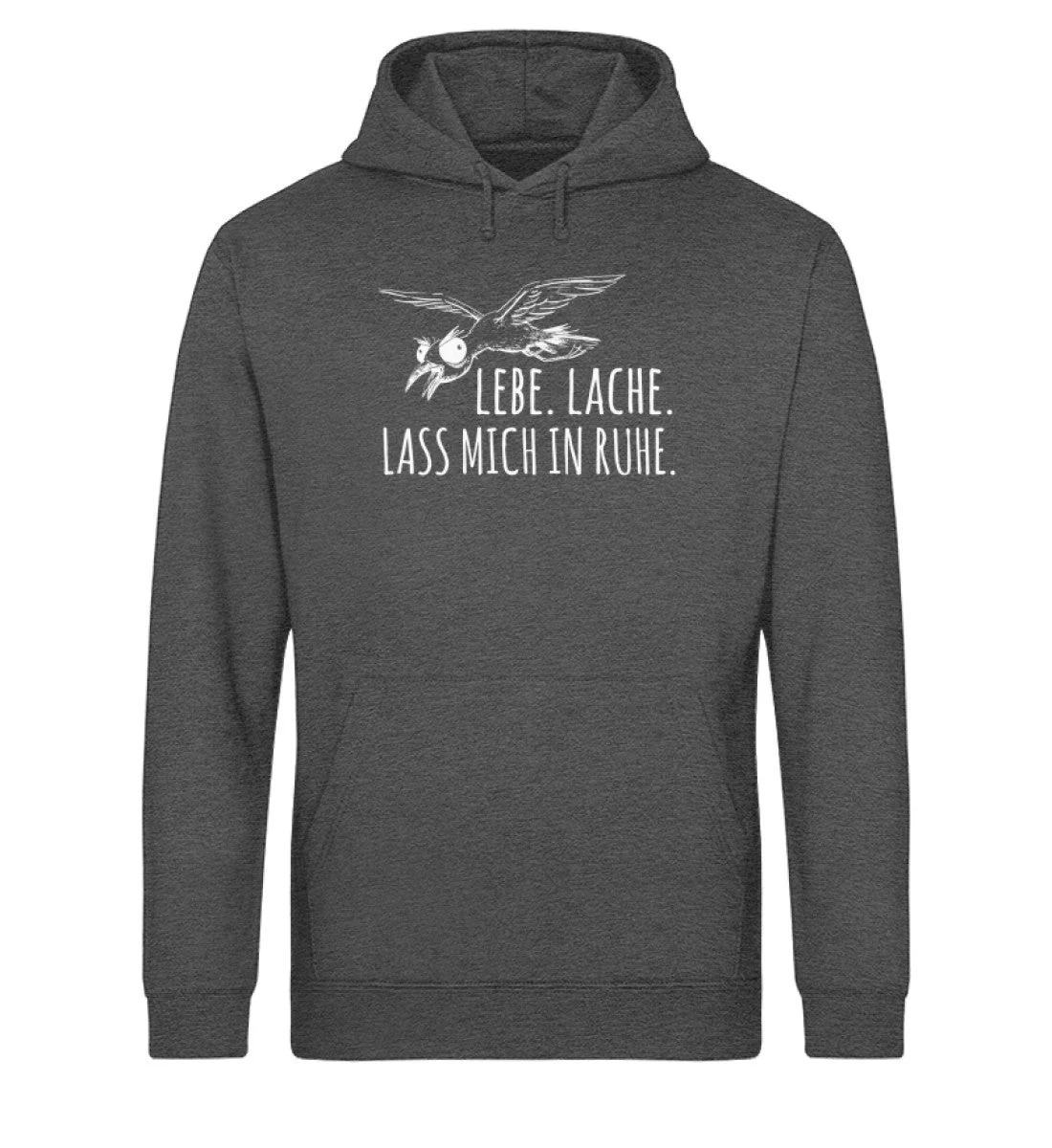 Lebe Lache Lass mich in ruhe · Unisex Bio Hoodie - Image 2