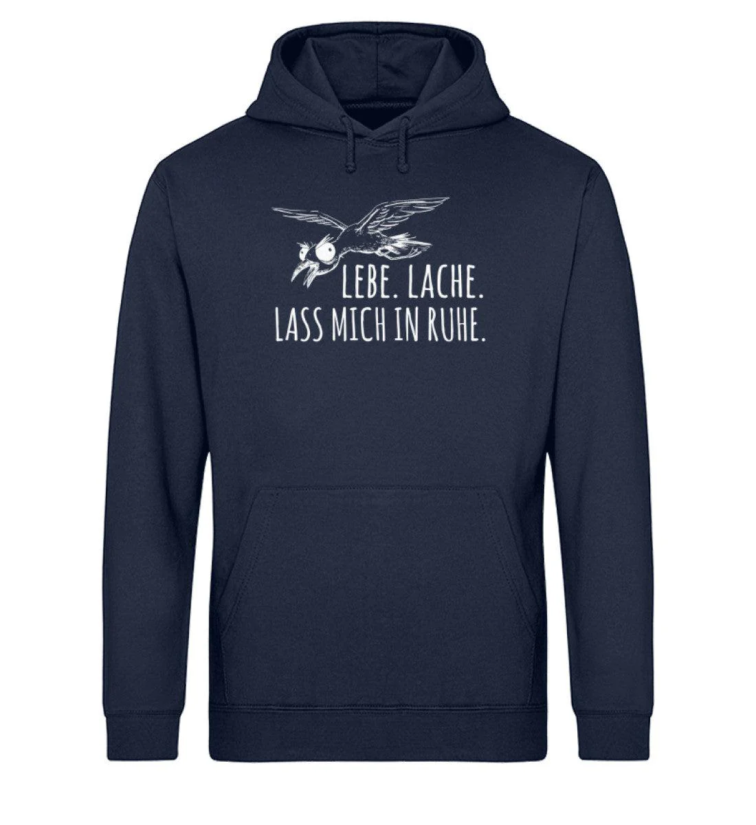 Lebe Lache Lass mich in ruhe · Unisex Bio Hoodie - Image 3