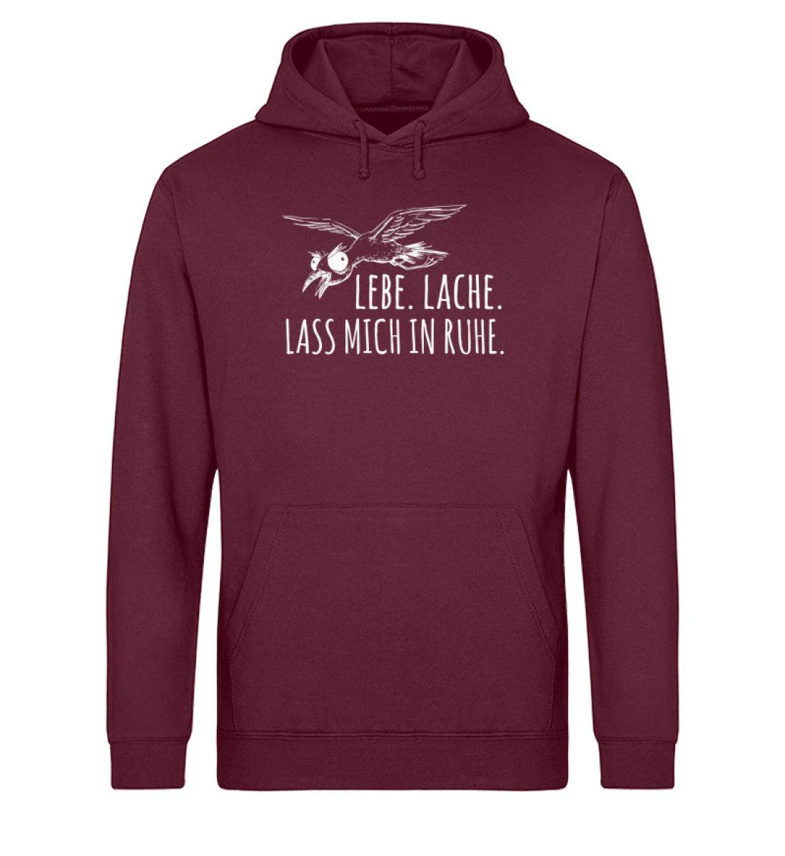 Lebe Lache Lass mich in ruhe · Unisex Bio Hoodie - Image 4
