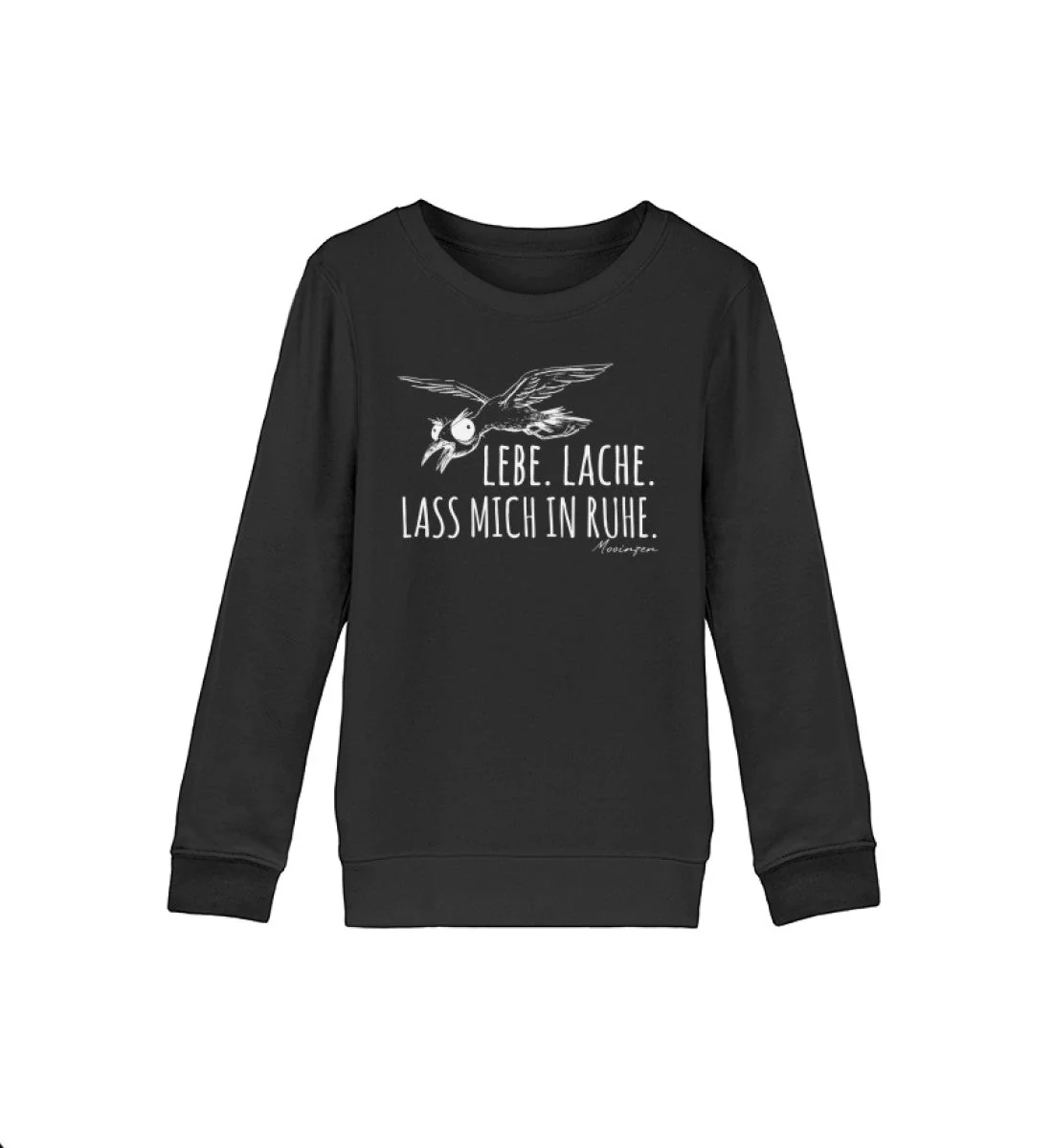 Lebe Lache Lass mich in Ruhe weiß · Kinder Premium Bio Sweatshirt