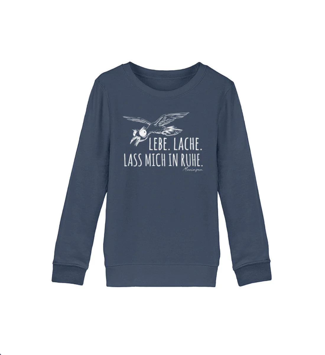 Lebe Lache Lass mich in Ruhe weiß · Kinder Premium Bio Sweatshirt - Image 2