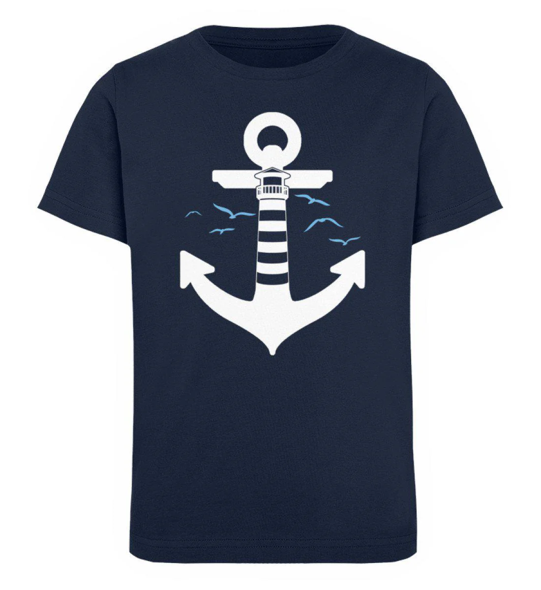Leuchtturm Anker · Kinder Premium Bio T-Shirt - Image 3