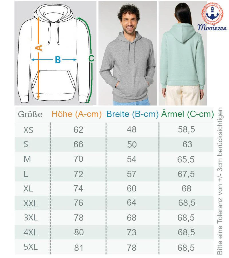 Leuchtturm Anker · Unisex Bio Hoodie - Image 5