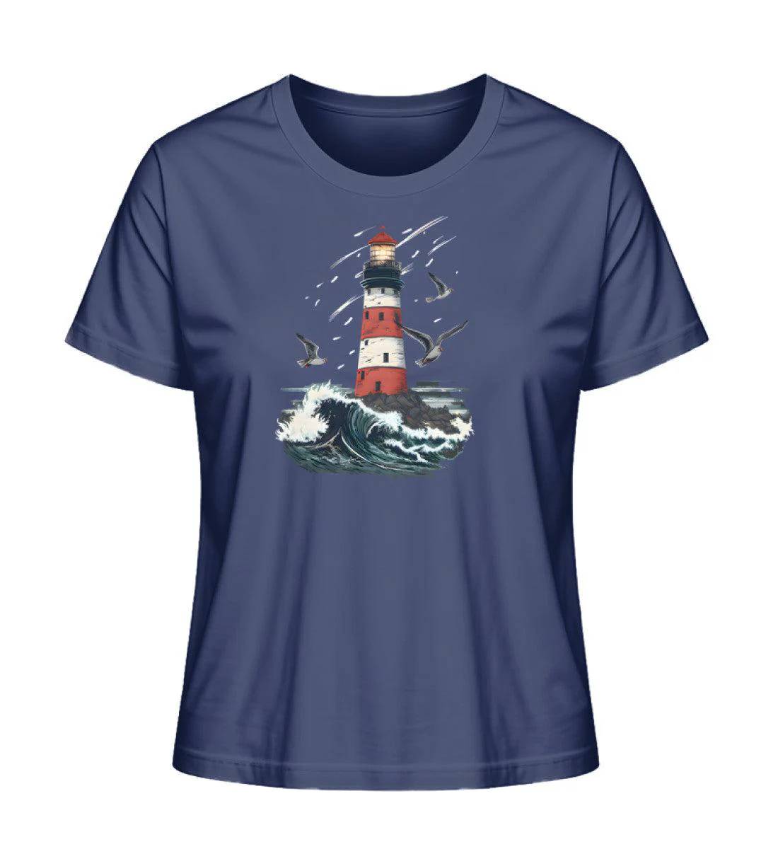 Leuchtturm im Sturm · Damen Premium Bio T-Shirt 2.0 - Image 2