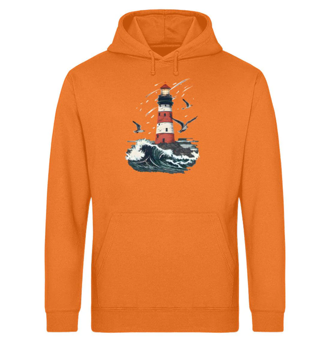 Leuchtturm Wellen · Unisex Bio Hoodie - Image 5