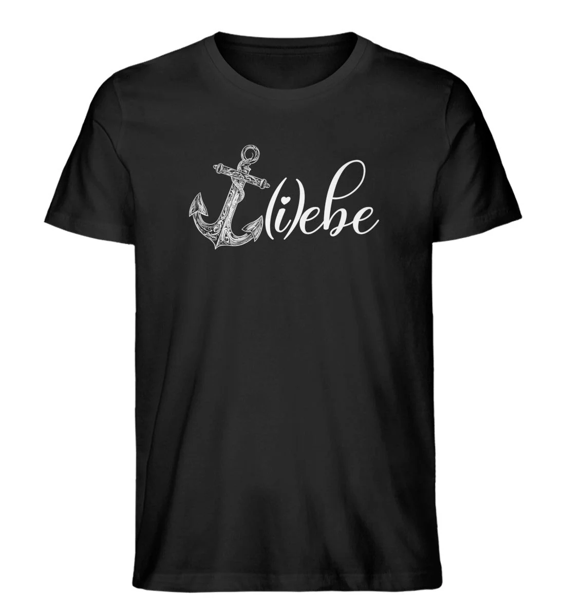Liebe Lebe Anker · Herren Premium Bio T-Shirt