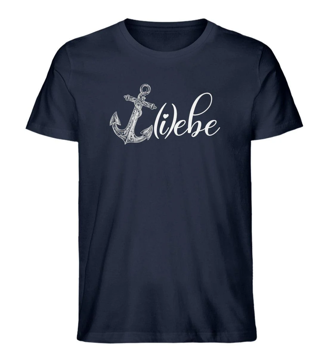 Liebe Lebe Anker · Herren Premium Bio T-Shirt - Image 2