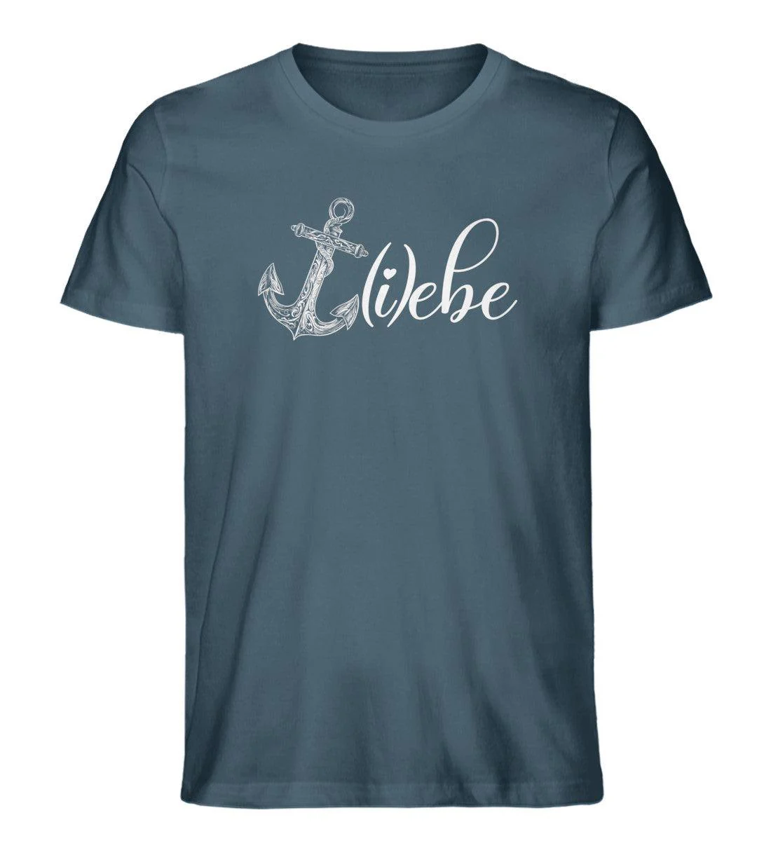 Liebe Lebe Anker · Herren Premium Bio T-Shirt - Image 3