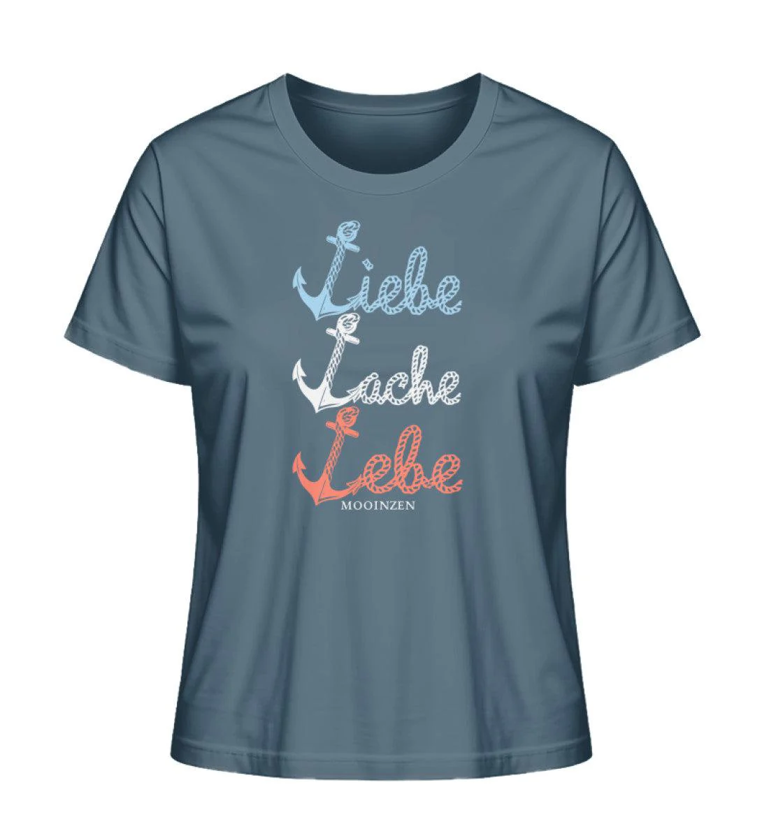 Liebe Lache Lebe   · Damen Premium Bio T-Shirt 2.0 - Image 4