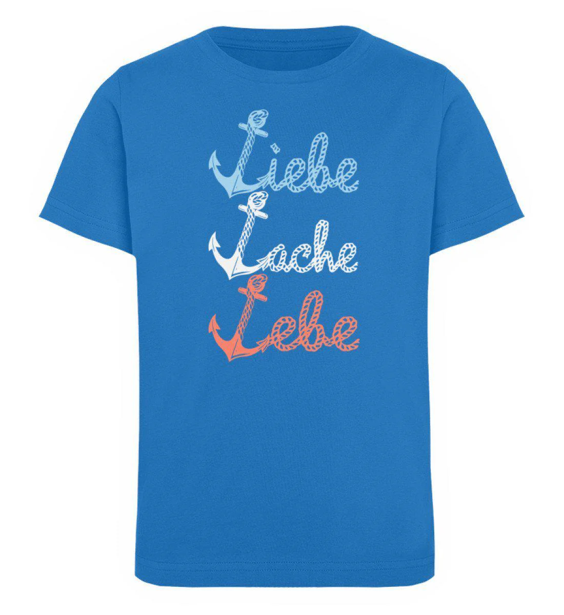 Liebe Lache Lebe · Kinder Premium Bio T-Shirt - Image 4