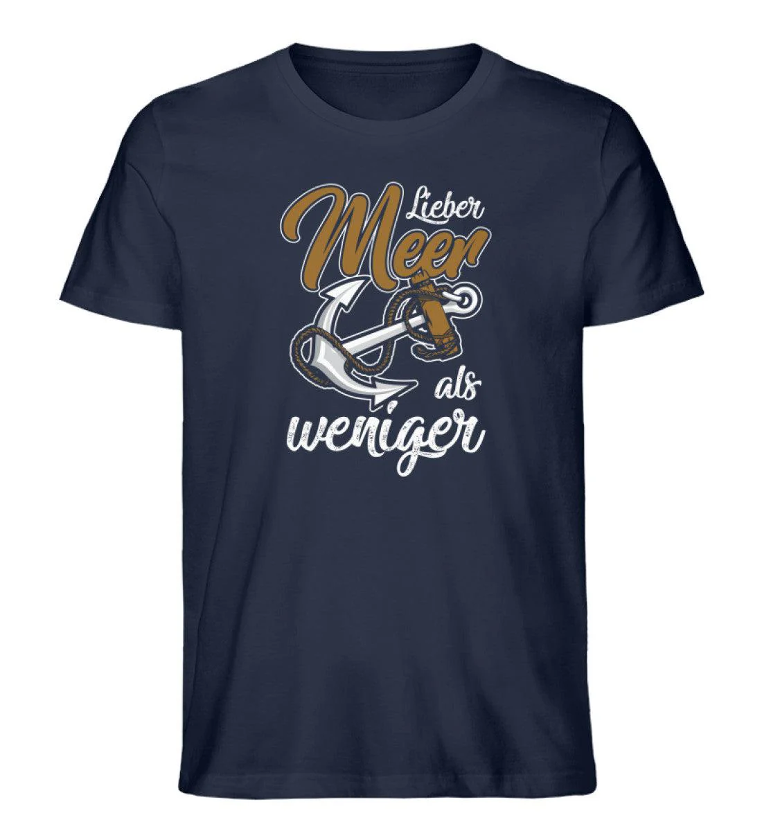 Lieber Meer als weniger · Herren Premium Bio T-Shirt - Image 5