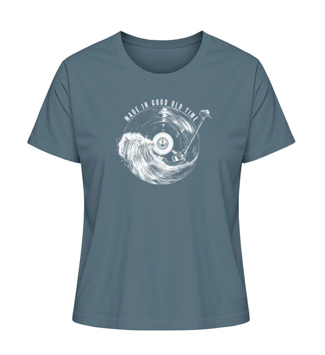 Made in good old time! · Damen Premium Bio T-Shirt 2.0 - Image 4