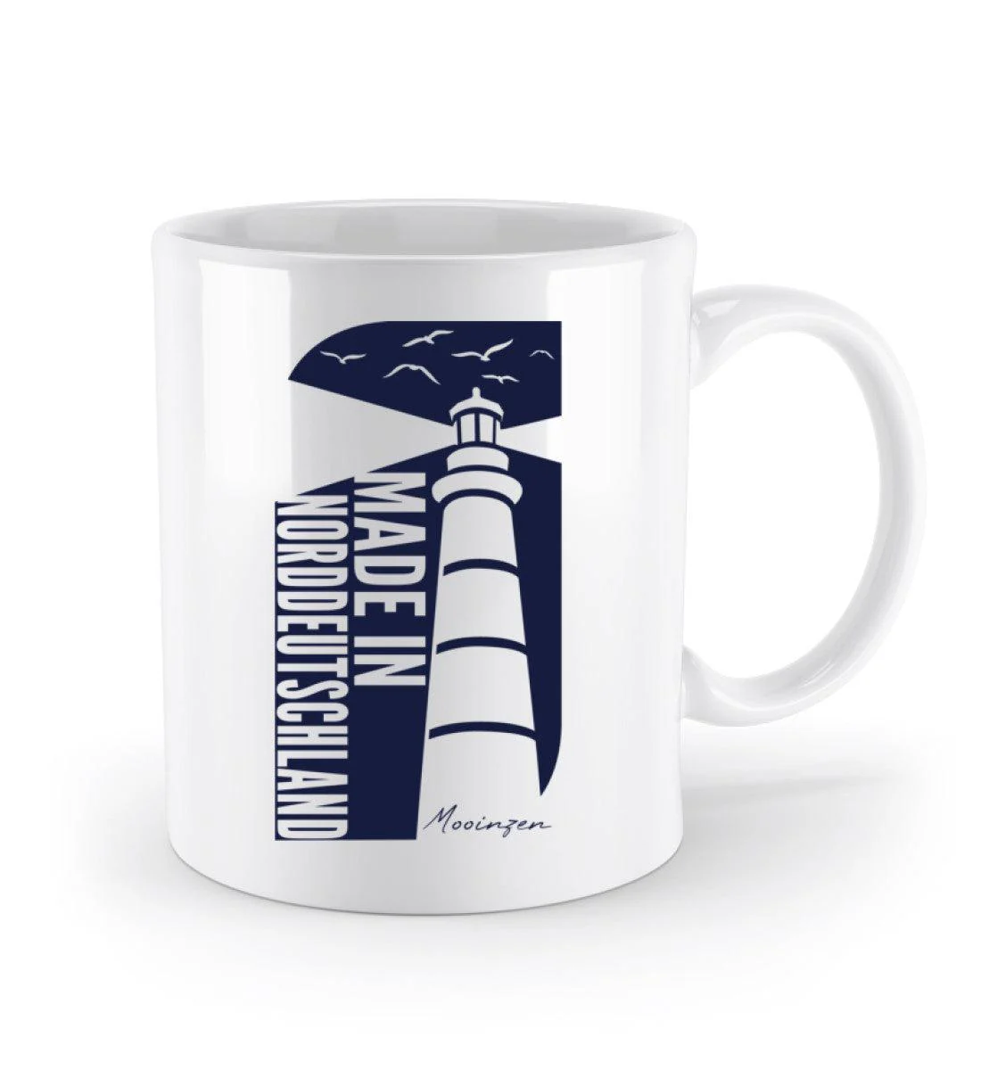 Made in Norddeutschland · Keramik Tasse weiß - Image 2