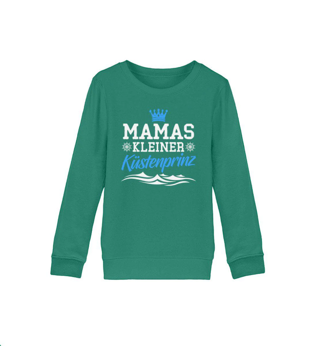 Mamas kleiner Küstenprinz · Kinder Premium Bio Sweatshirt - Image 3