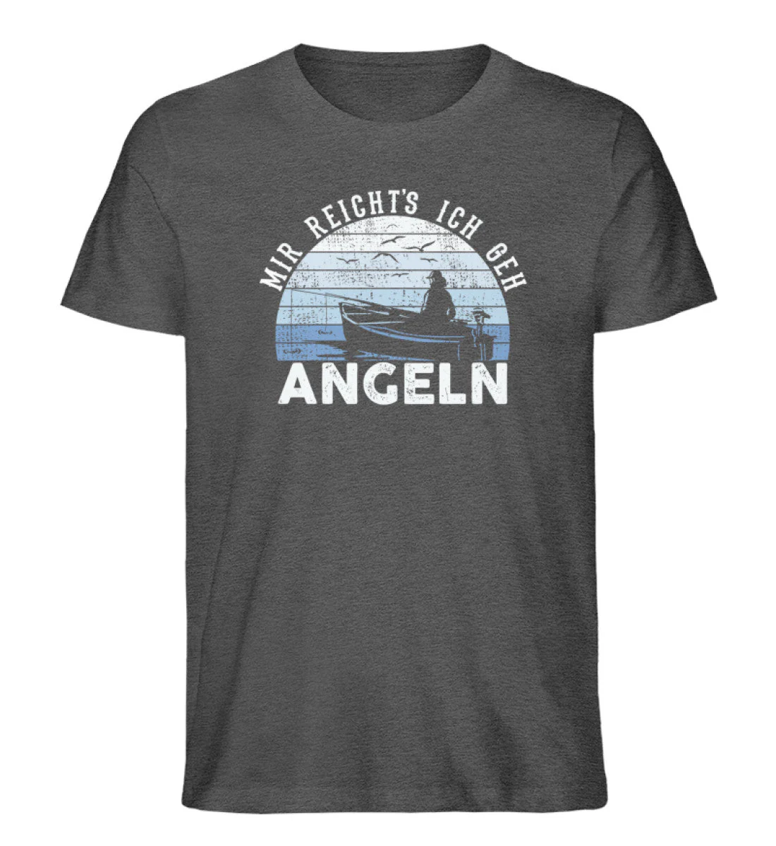 Mir reicht ich geh Angeln · Herren Premium Bio T-Shirt - Image 2