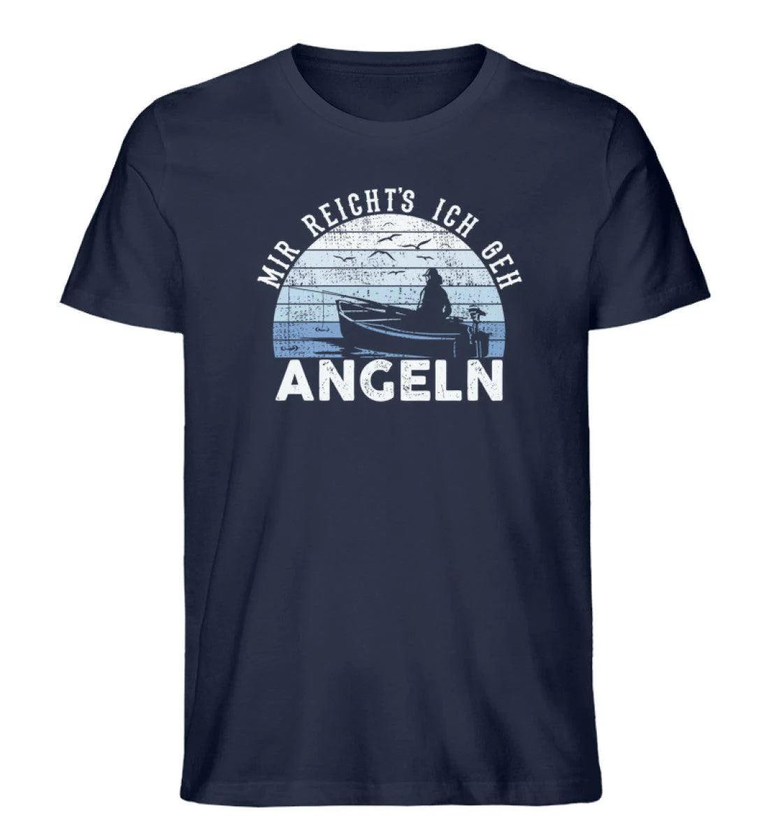 Mir reicht ich geh Angeln · Herren Premium Bio T-Shirt - Image 3