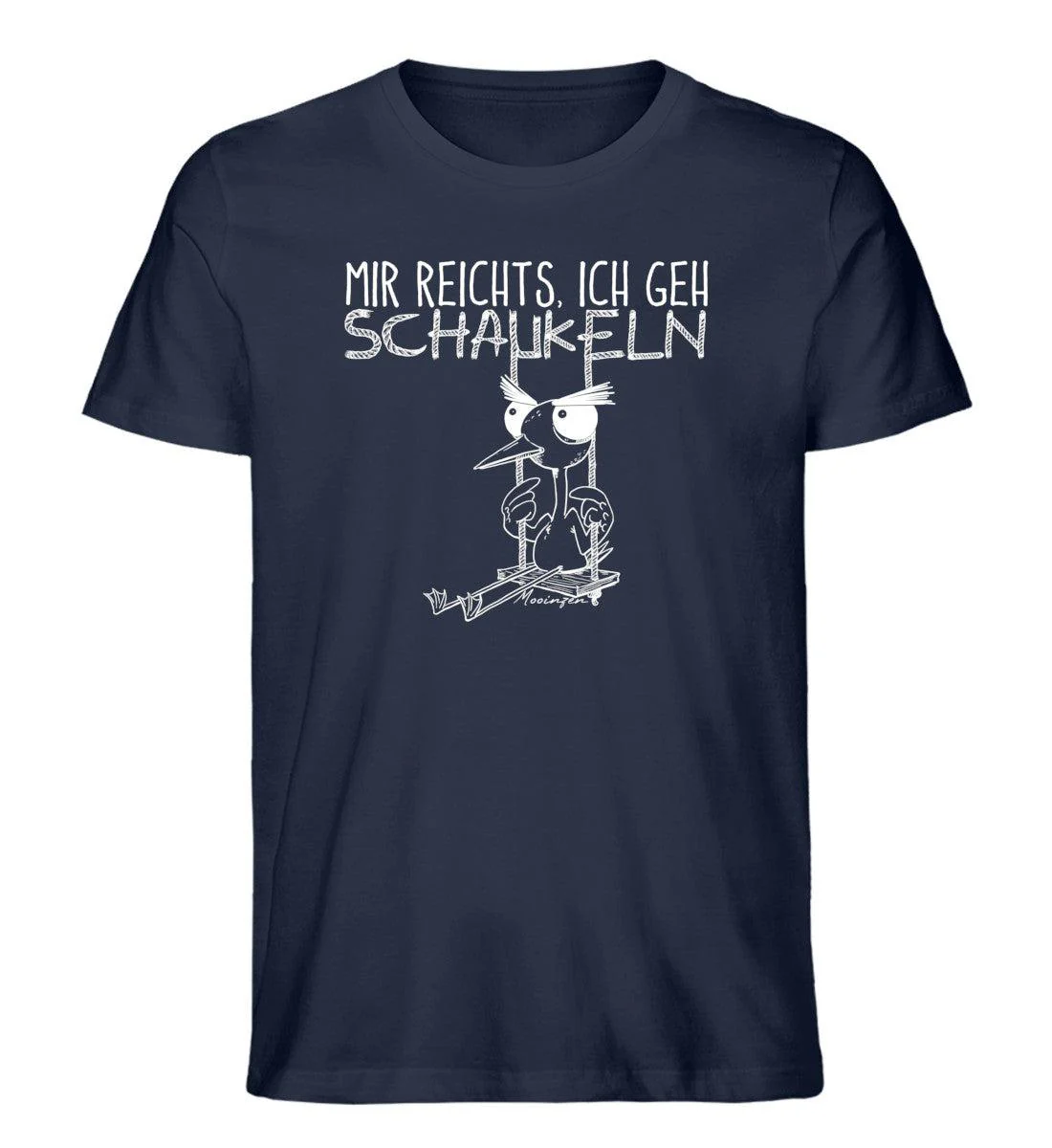 Mir reichts ich geh schaukeln   · Herren Premium Bio T-Shirt - Image 2