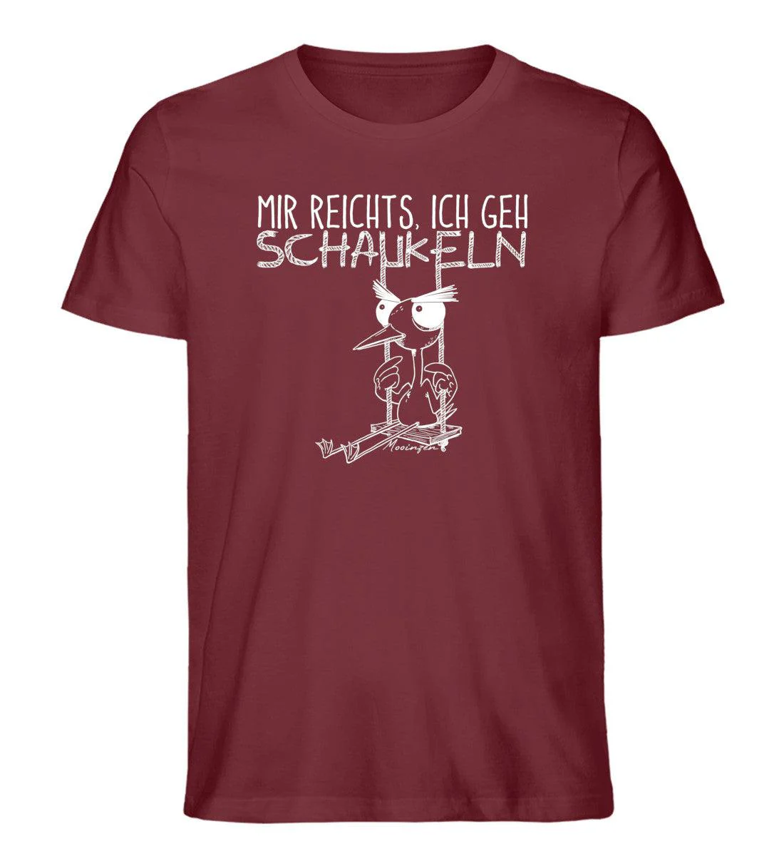 Mir reichts ich geh schaukeln   · Herren Premium Bio T-Shirt - Image 4