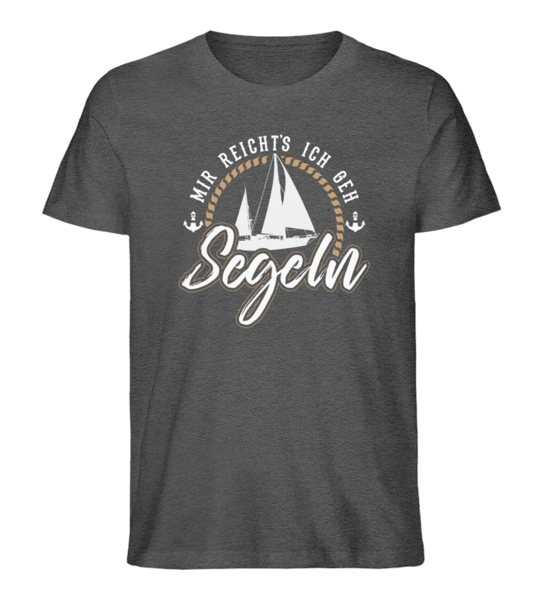 Mir reicht's ich geh Segeln · Herren Premium Bio T-Shirt - Image 2