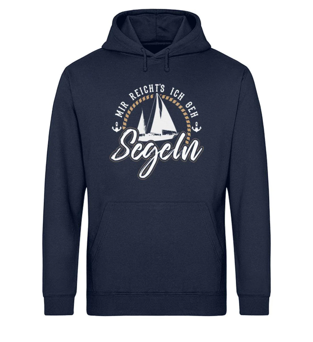 Mir reicht's ich geh Segeln · Unisex Bio Hoodie - Image 2
