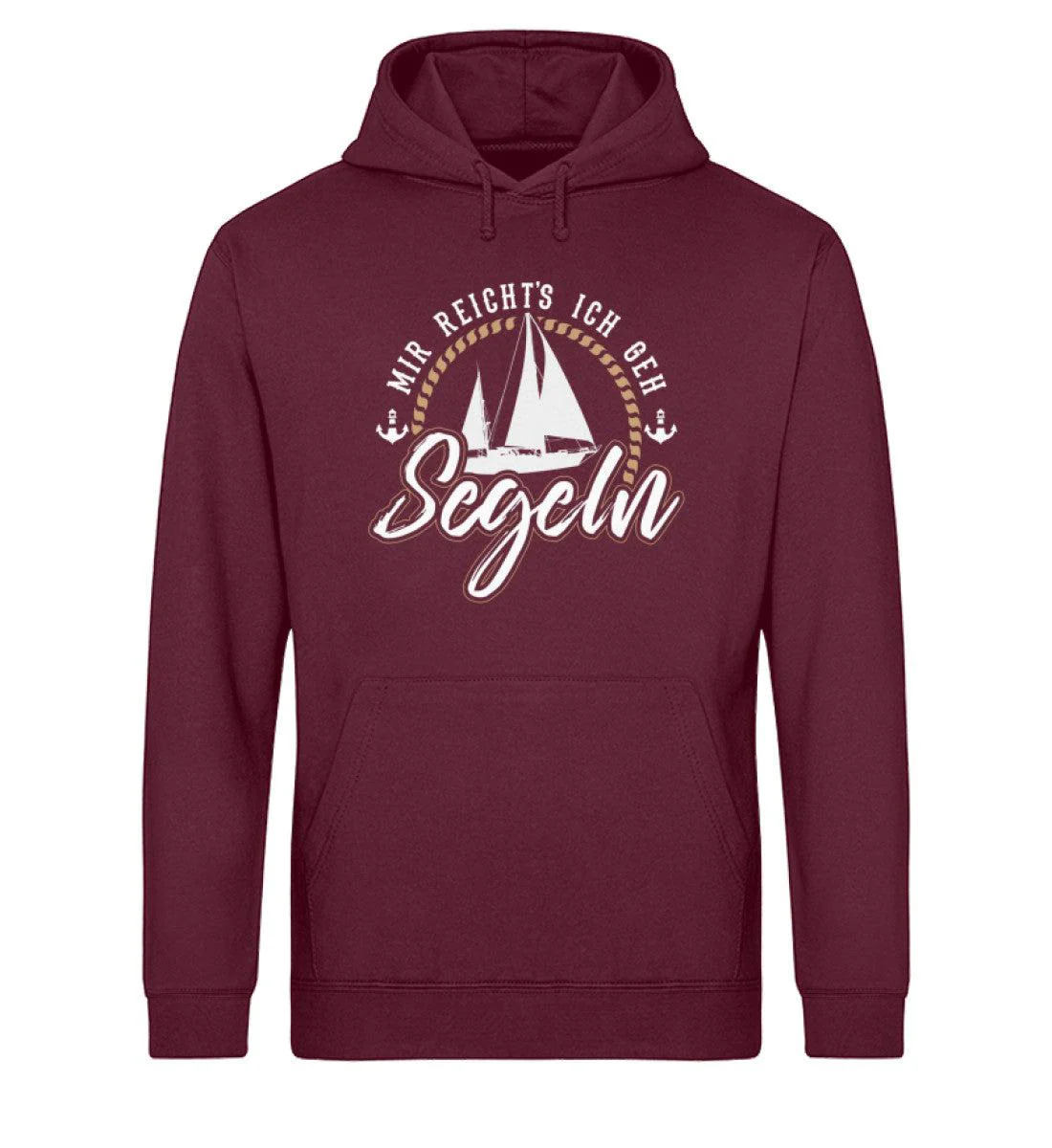 Mir reicht's ich geh Segeln · Unisex Bio Hoodie - Image 3
