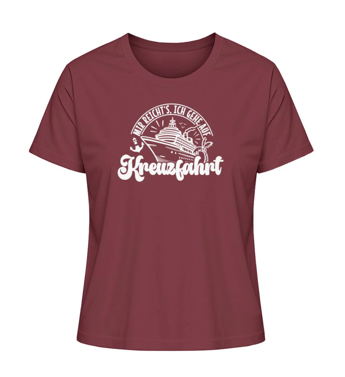 mir reichts ich gehe auf Kreuzfahrt  · Damen Premium Bio T-Shirt 2.0 - Image 3