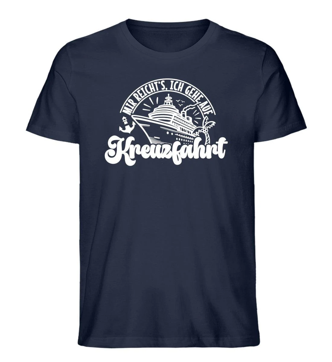 mir reichts ich gehe auf Kreuzfahrt  · Herren Premium Bio T-Shirt - Image 2