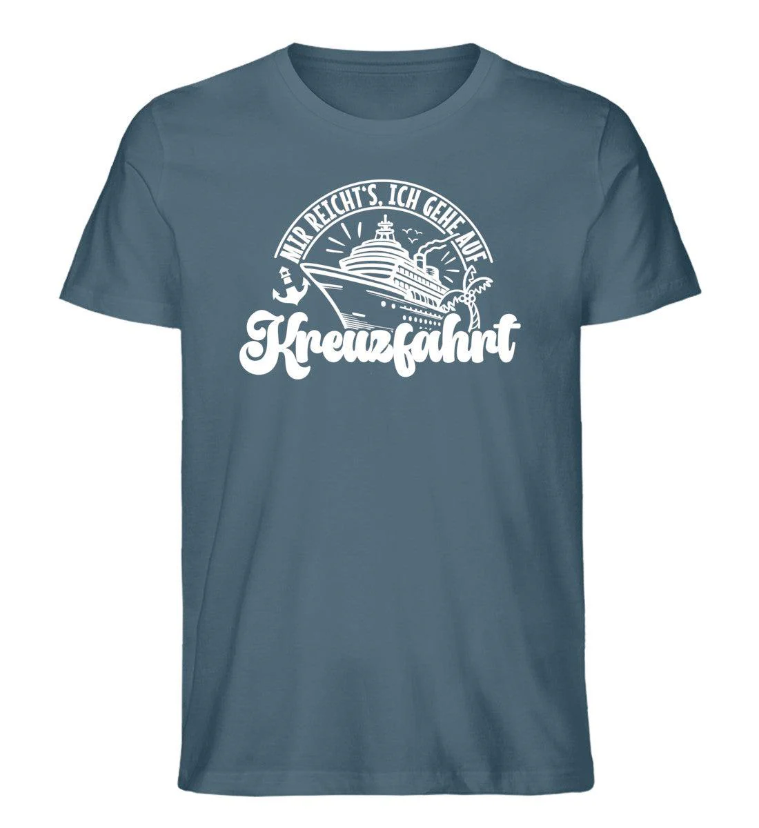 mir reichts ich gehe auf Kreuzfahrt  · Herren Premium Bio T-Shirt - Image 3