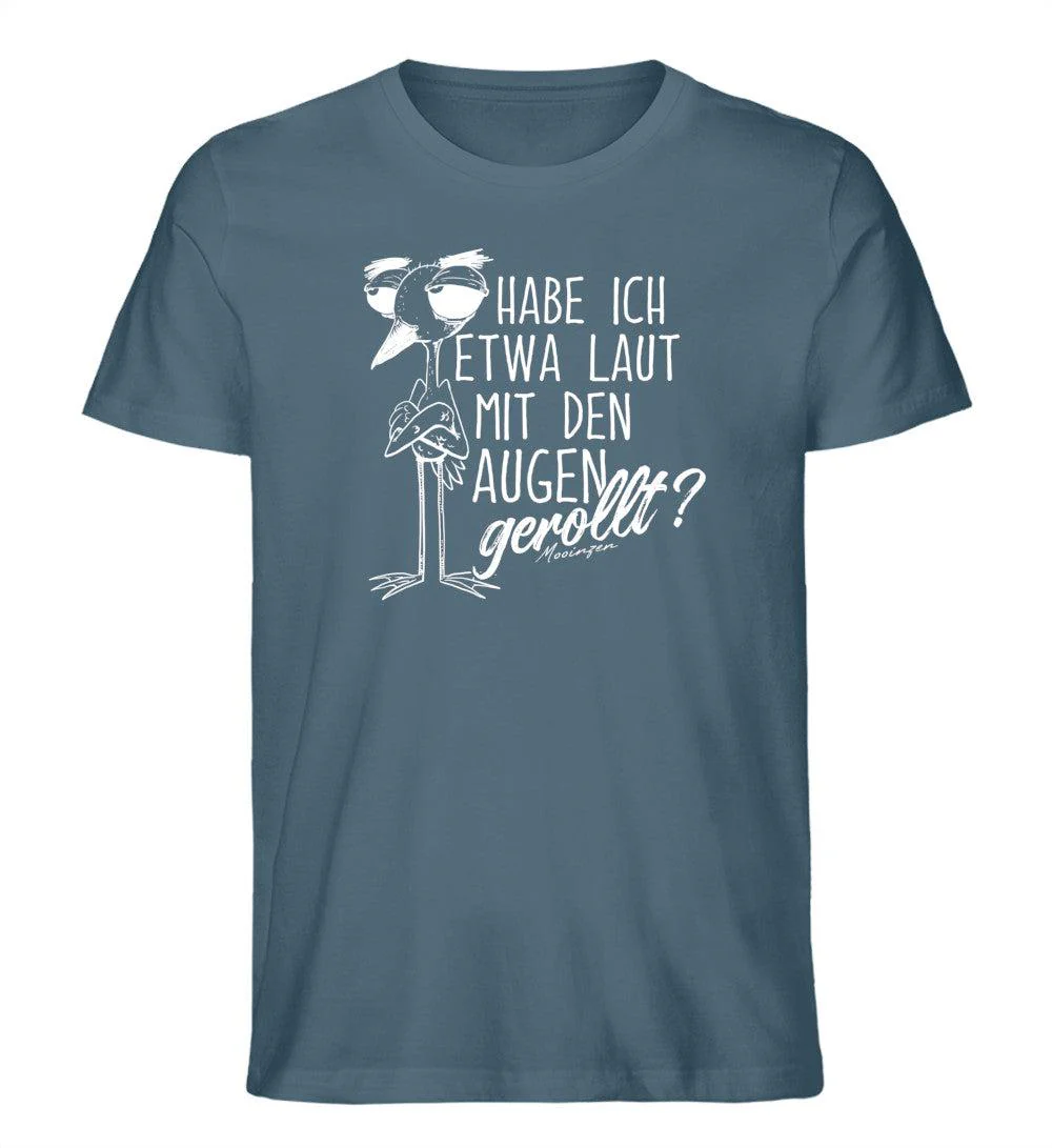 Mit den Augen gerollt · Herren Premium Bio T-Shirt - Image 3