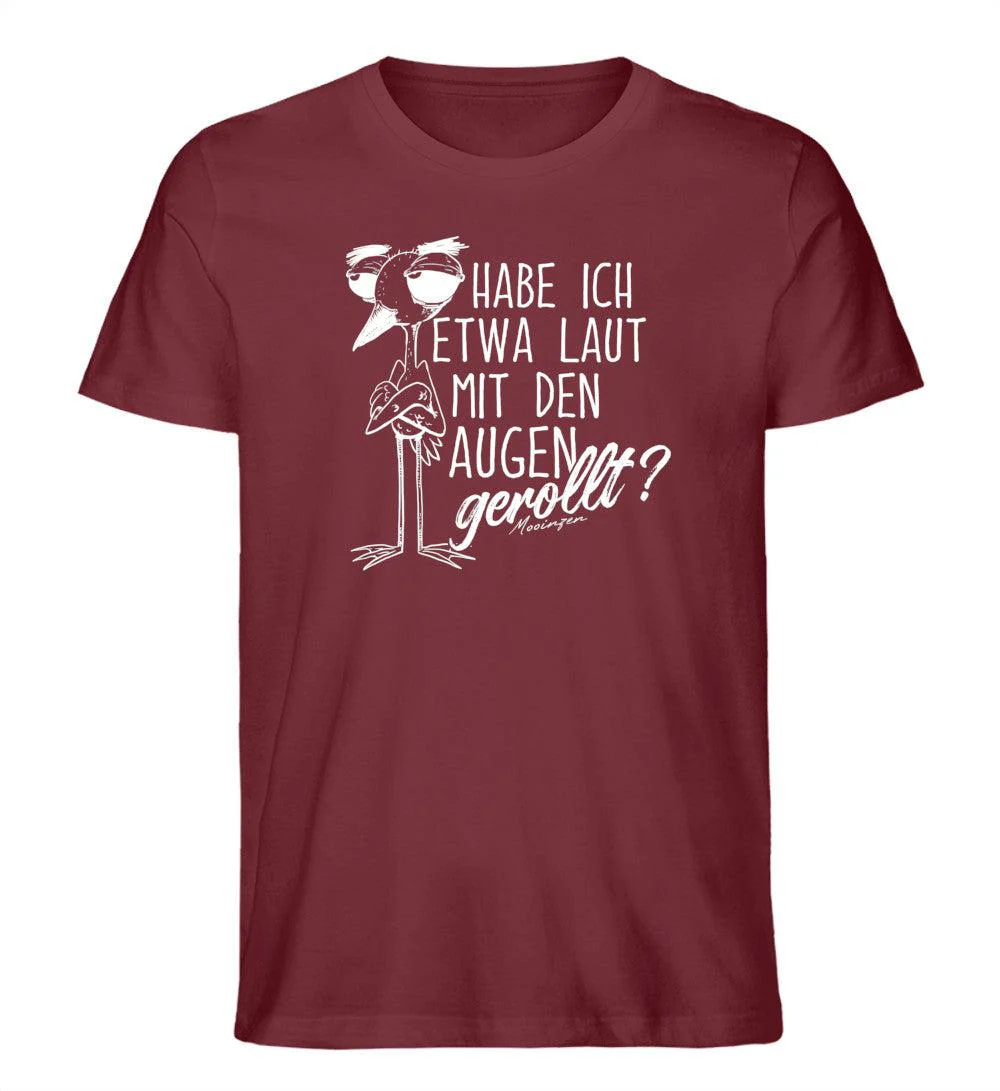 Mit den Augen gerollt · Herren Premium Bio T-Shirt - Image 4