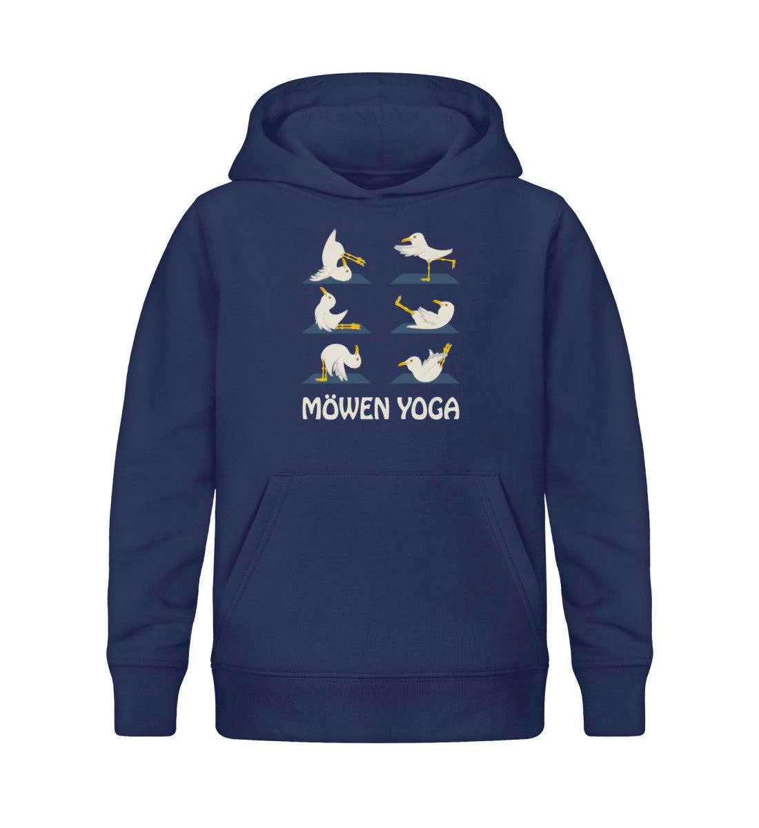 Möwen Yoga · Kinder Premium Bio Hoodie - Image 2